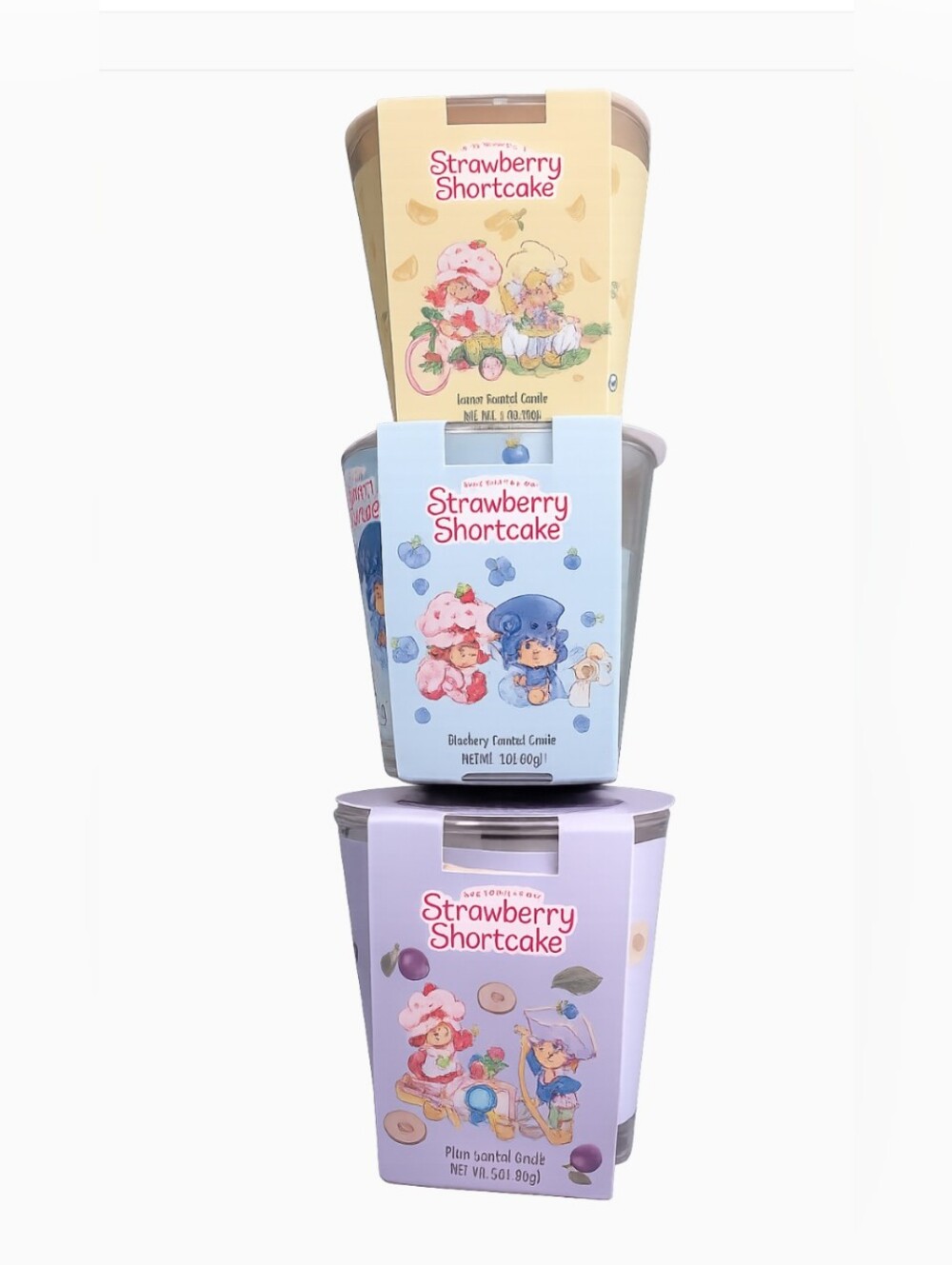 The World of Strawberry Shortcake Scented Candles Set Of 3